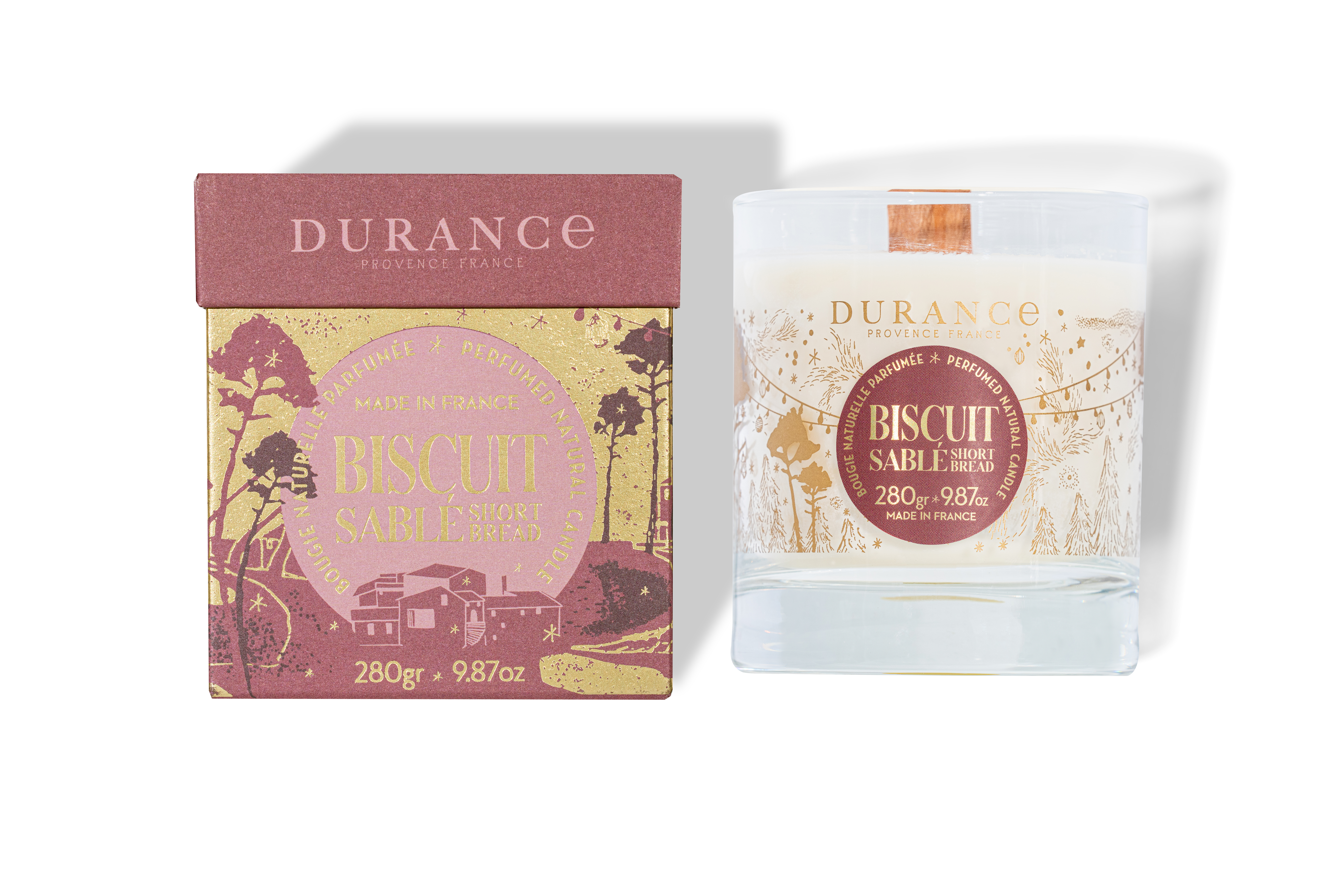 Аромасвеча "Песочное печенье" 280гр Durance