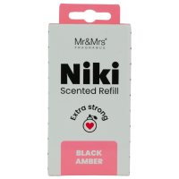 Сменный блок для клипсы NIKI "Черная амбра" Mr&Mrs Fragrance
