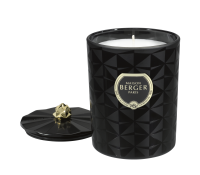 Аромасвеча "Кали" черная с ароматом "Ванильное Великолепие" 240гр Maison Berger