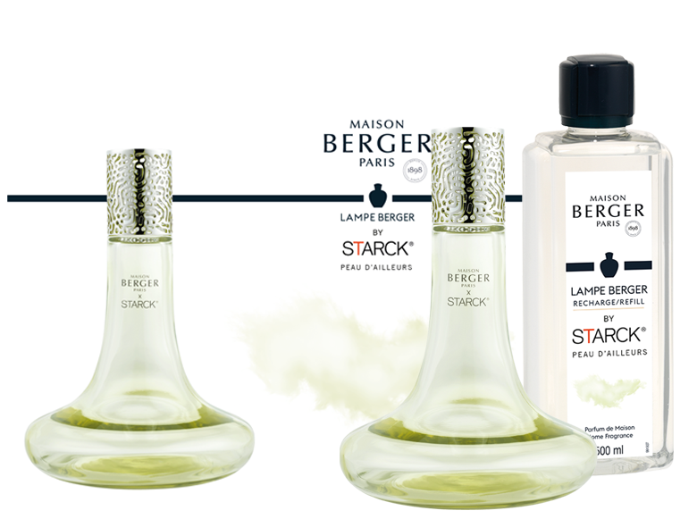 Лампа Берже by Starck зеленая Maison Berger