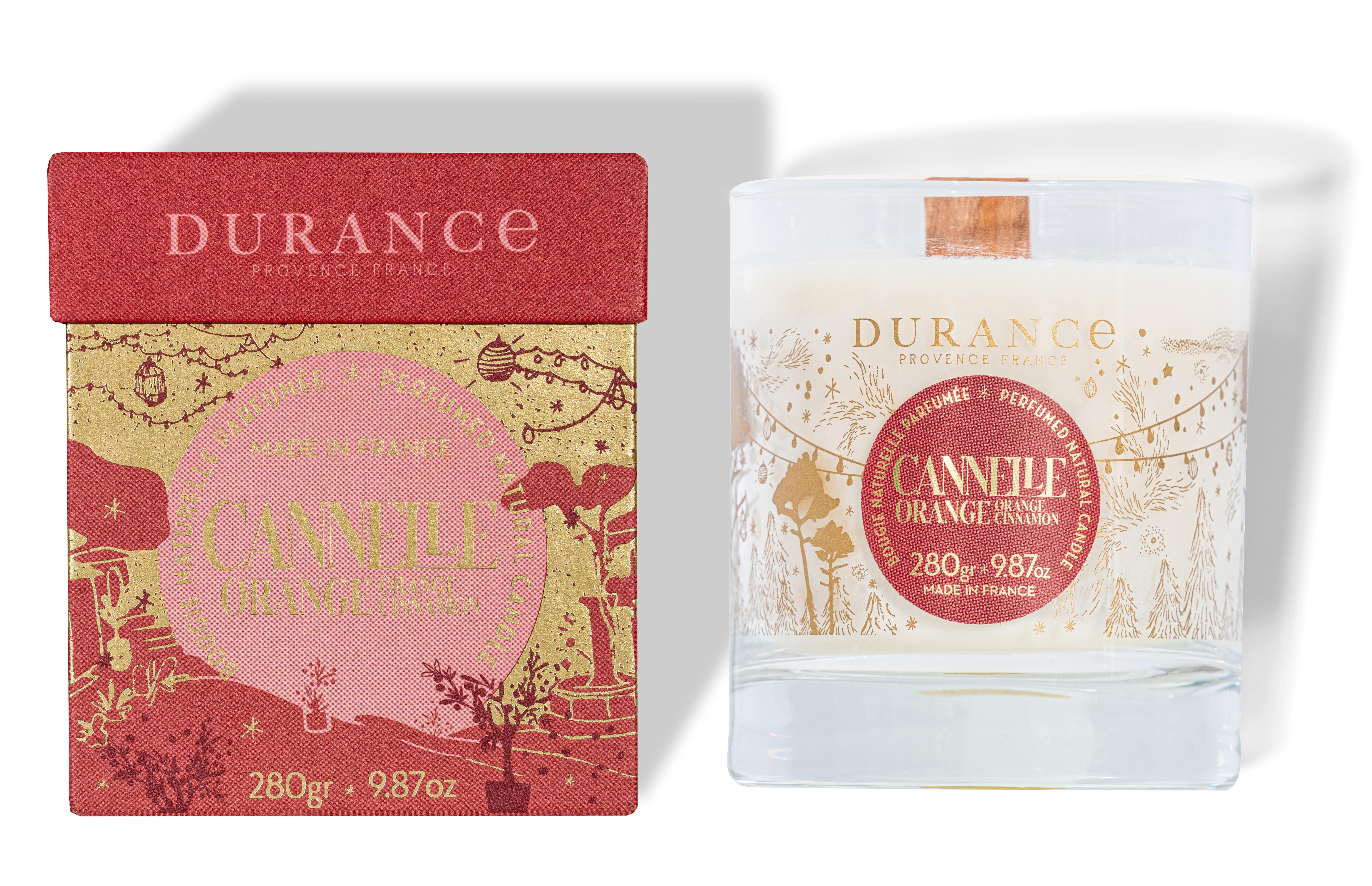 Аромасвеча "Апельсин с корицей" 280гр Durance