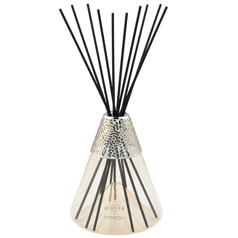 Аромадиффузор by Starck розовый с ароматом Peau de Soie 400мл Maison Berger