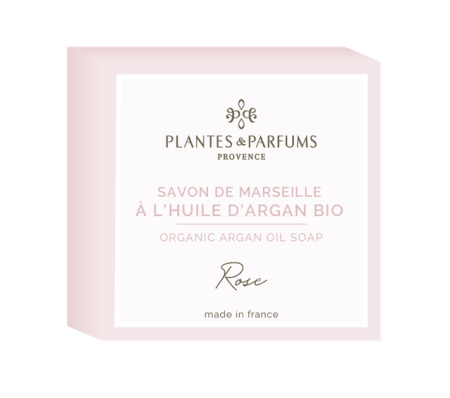Аромамыло "Роза" с органовым маслом 100гр Plantes et Parfums