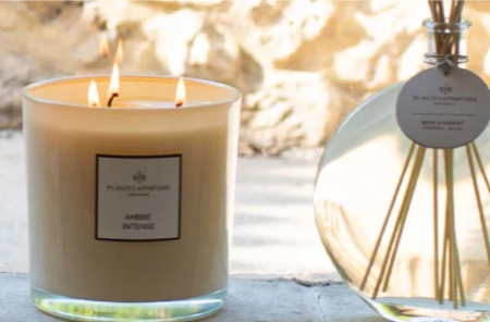 Большая аромасвеча "Драгоценная амбра" 1100гр Plantes et Parfums