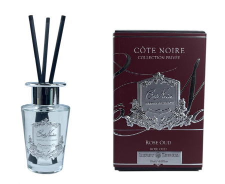 Аромадиффузор "Удовая роза" 90мл серебро Cote Noire