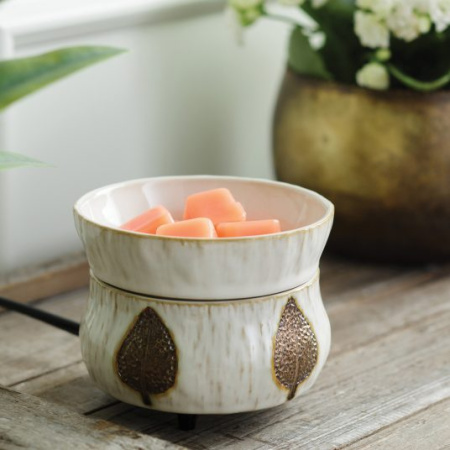 Аромалампа для аромавоска "Бронзовый лист" Candle Warmers
