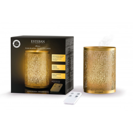Аромалампа ультразвуковая "Золото и свет" Esteban Parfums