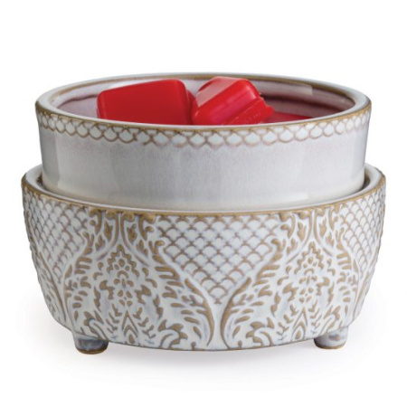 Аромалампа для аромавоска "Винтаж" белый Candle Warmers