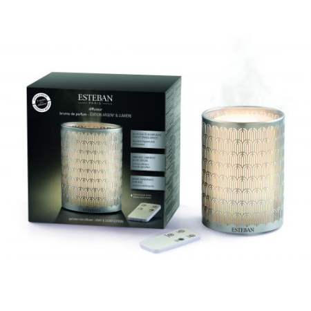 Аромалампа ультразвуковая "Серебро и свет" Esteban Parfums