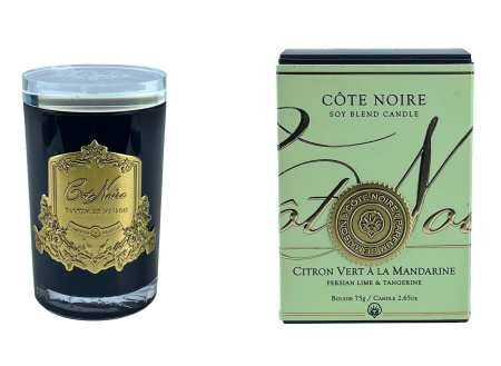 Аромасвеча "Лайм" 75гр золото Cote Noire